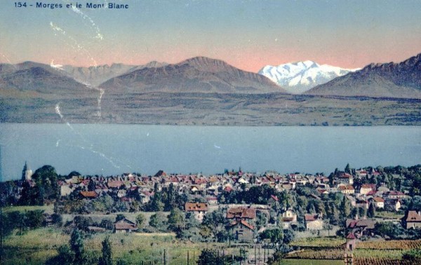 Morges et le  Mont Blanc Vorderseite