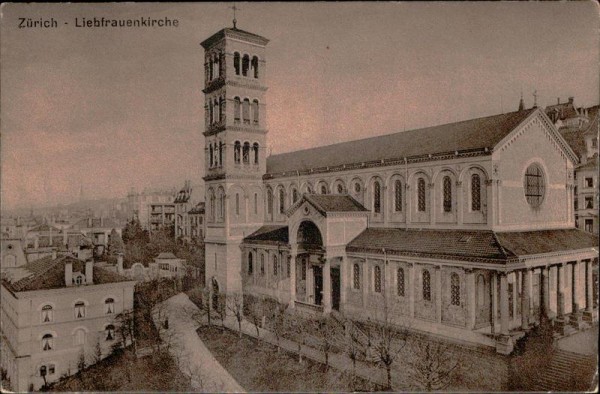 Liebfrauenkirche (Zürich) Vorderseite
