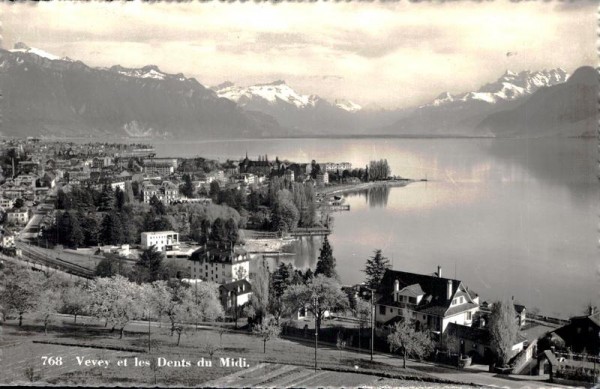 Vevey et les Dents du Midi Vorderseite