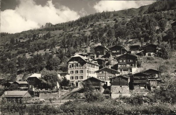 Ried im Lötschental mit Hotel Nest-& Bietschhorn Vorderseite
