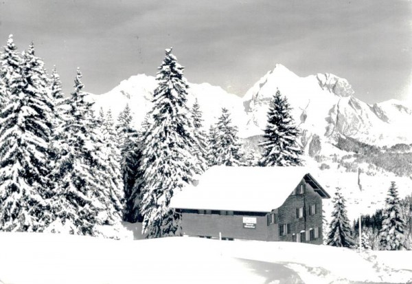 Skihaus Herrenwald vom Skiclub Winterthur ob Alt St. Johann im Toggenburg Vorderseite