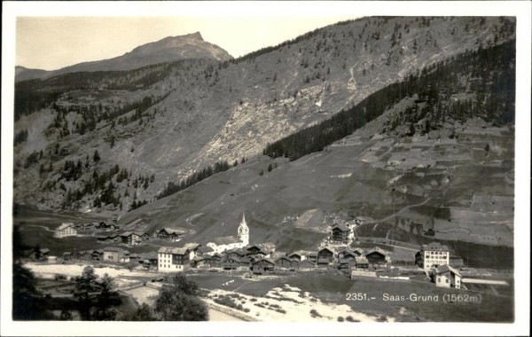 Saas-Grund Vorderseite