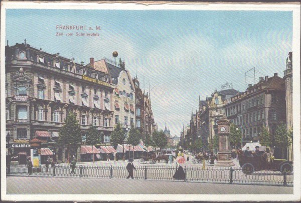 Frankfurt, Zeil vom Schillerplatz Vorderseite