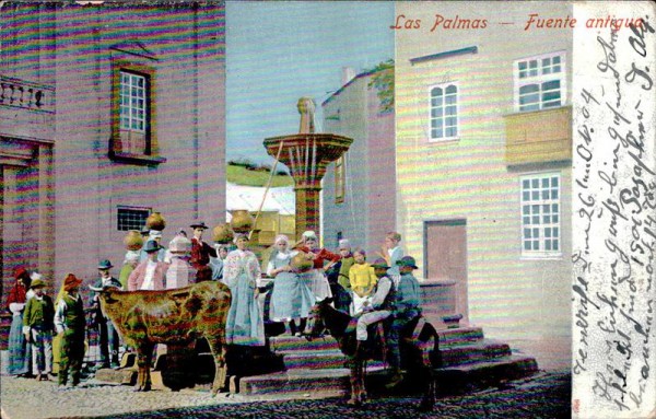 Las Palmnas-Fuente antigua Vorderseite