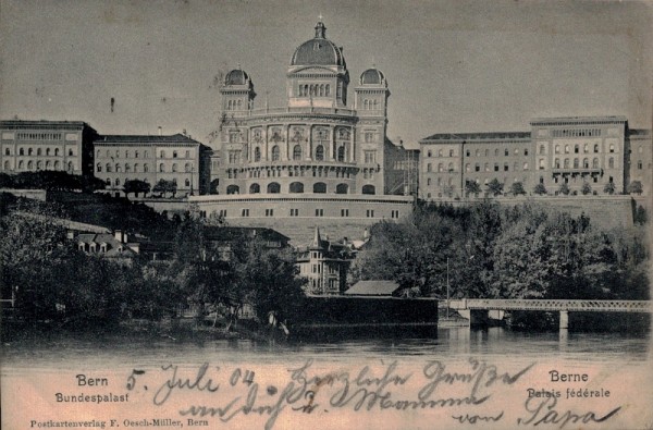 Bundespalast, Bern. 1904