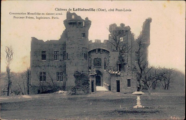 Chateau de Lattainville, cote Pont-Levis Vorderseite