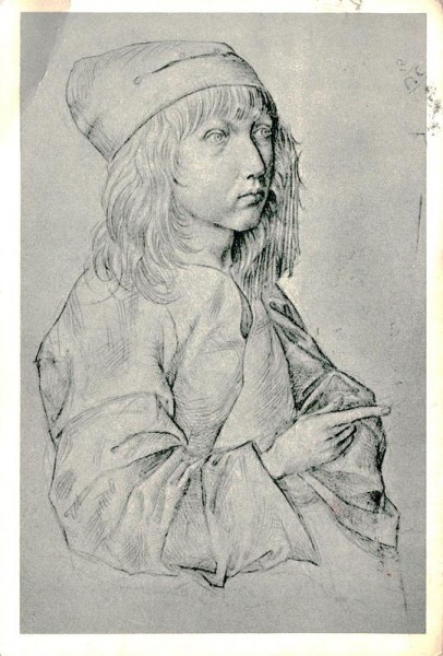 Dürer Albrecht, Selbstbildnis als Knaben Vorderseite
