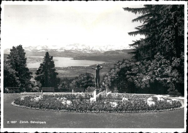 Zürich. Belvoirpark Vorderseite