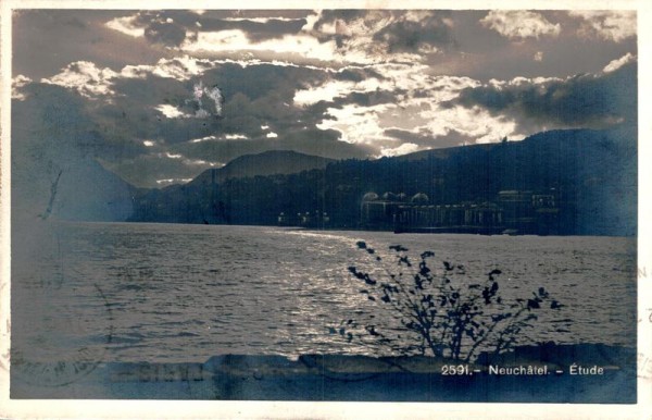 Neuchâtel Étude Vorderseite