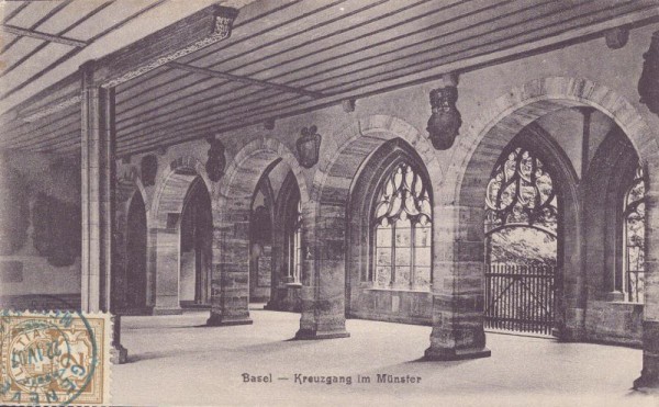 Basel, Kreuzgang im Münster