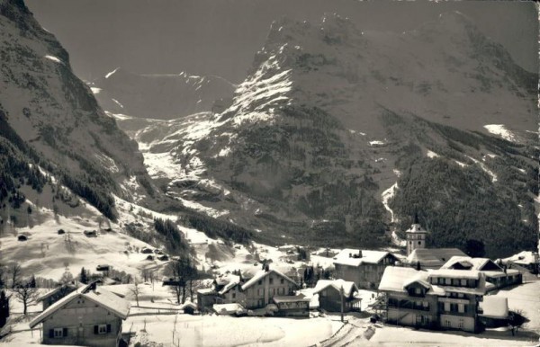 Grindelwald gegen Fiescherwand. 1935 Vorderseite