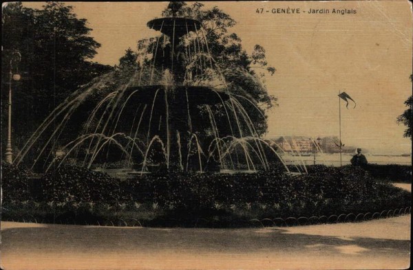 Genève, Jardin Anglais,  Chopcolats Croisier Vorderseite