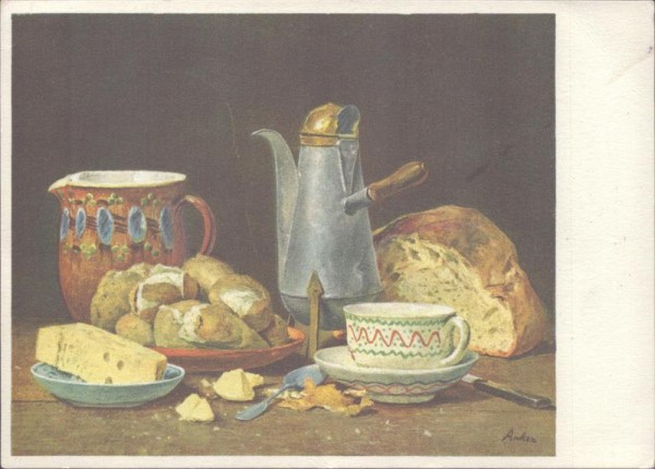 Albert Anker, Stilleben Vorderseite