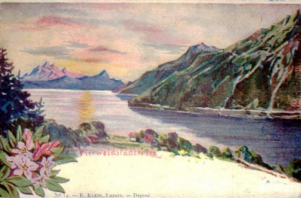 E.Klein,Vierwaldstädtersee Vorderseite