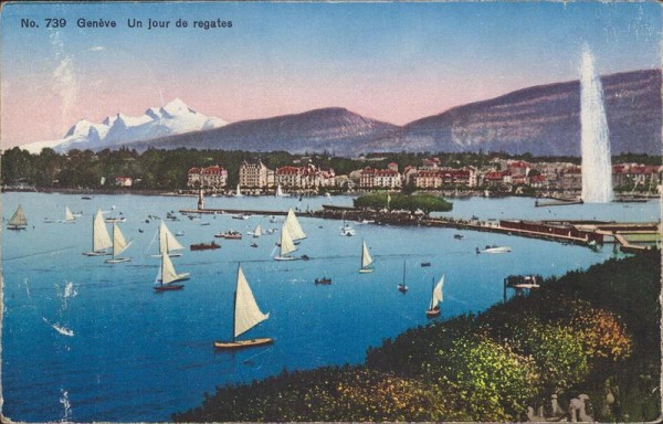 Genève, Un jour de regates Vorderseite