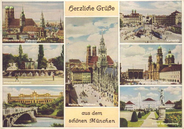 Herzliche Grüsse aus dem schönen München