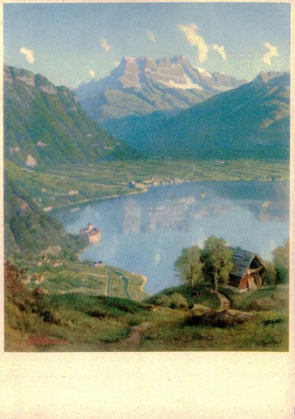 Chavannes Alfred, Genfersee Vorderseite