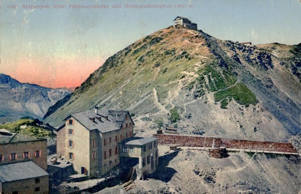 Stilfserjoch, Ferdinandshöhe und Dreisprachenspitze Vorderseite