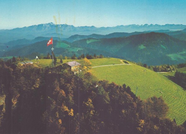 Berggasthaus Hörnli-Kulm, Steg im Tösstal - Flugaufnahmen Vorderseite