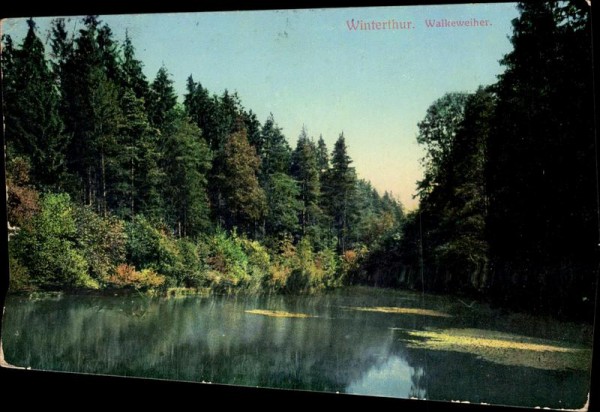 Winterthur. Walkenweiher Vorderseite