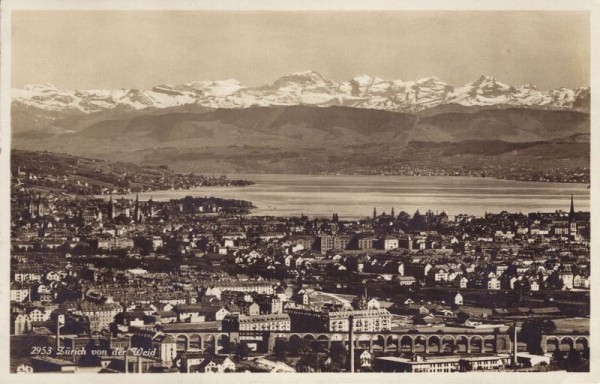 Zürich von der Weid