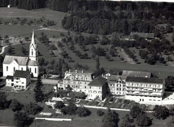 Kurhaus - Marienbugr, St Pelagiberg TG - Flugaufnahmen Vorderseite
