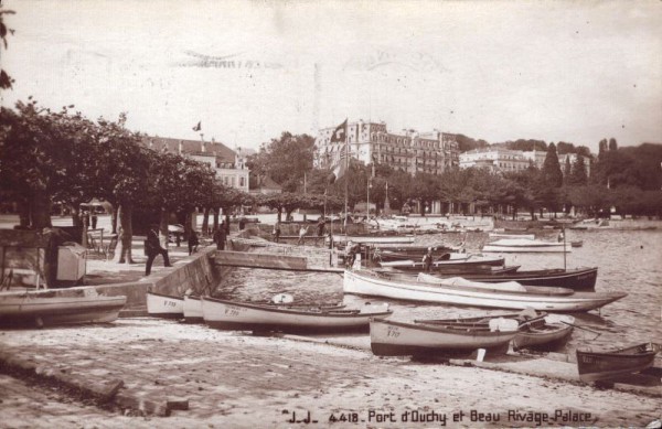 Port d'Ouchy et Beau Rivage Palace