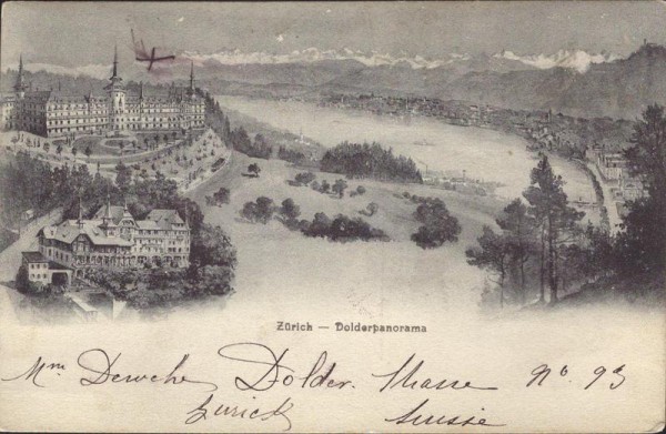 Zürich, Dolderpanorama Vorderseite