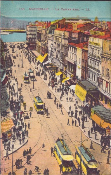 Marseille, la canebière