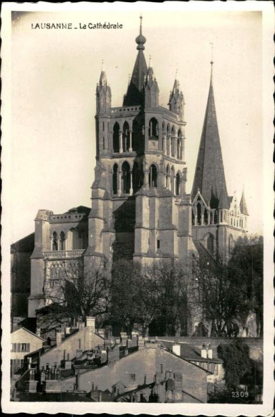 Lausanne - La cathédrale Vorderseite