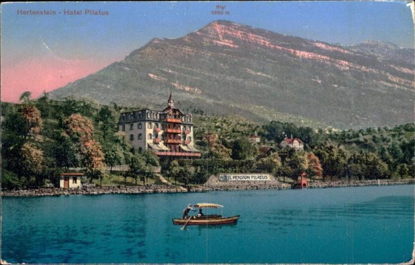 Hertenstein - Hotel Pilatus Vorderseite