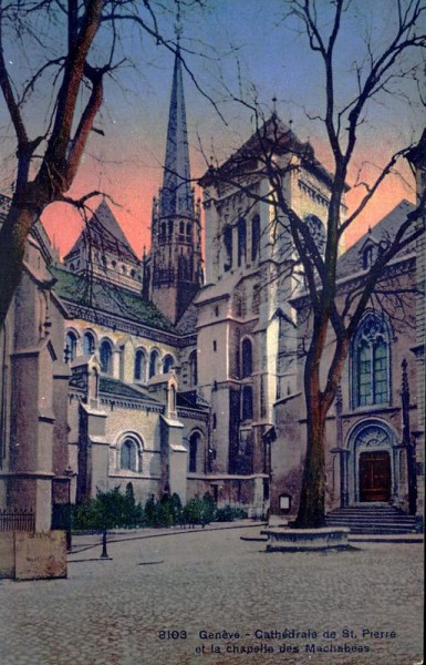 Genf-Kathedrale von St.Pierre Vorderseite