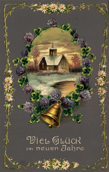 Viel Glück im neuen Jahre Vorderseite