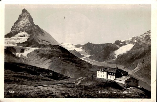 Riffelberg mit Matterhorn (4478 m) Vorderseite