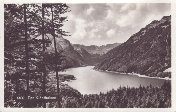 Der Klönthalsee Vorderseite