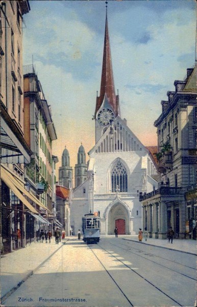 Zürich Fraumünsterstrasse  Vorderseite
