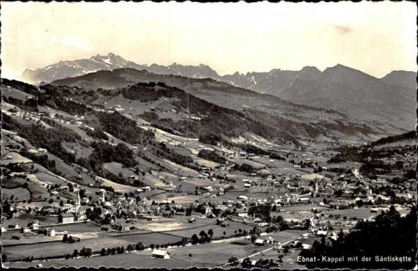 Ebnat - Kappel mit der Säntiskette Vorderseite