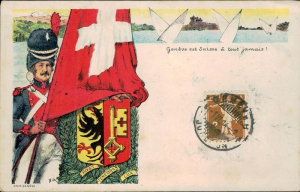 Genève est Suisse à tout jamais! Vorderseite
