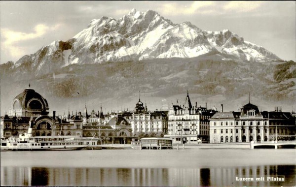Luzern mit Pilatus Vorderseite