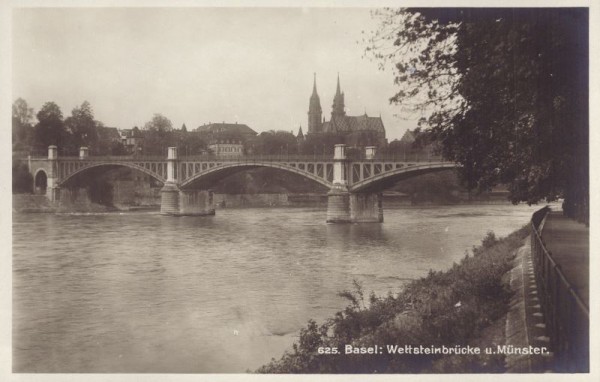 Basel (Wettsteinbrücke, Münster)