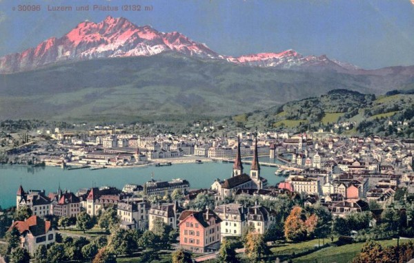 Luzern und Pilatus Vorderseite