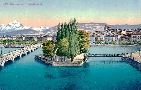 Genève et le Montblanc Vorderseite