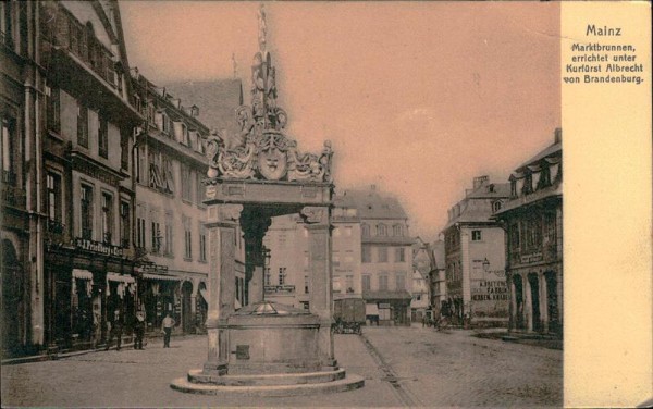 Marktbrunnen (Mainz) Vorderseite
