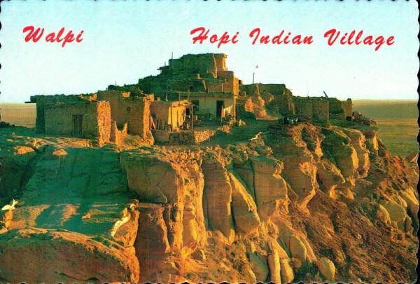 Walpi. Hopi Indian Village Vorderseite