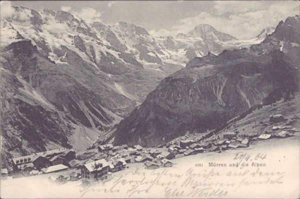 Mürren und die Alpen