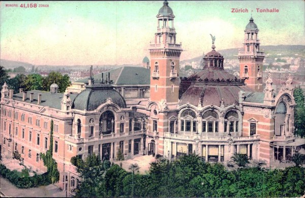 Zürich - Tonhalle Vorderseite