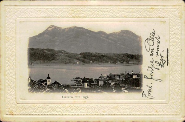 Luzern und Rigi Vorderseite