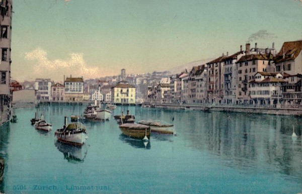 Zürich, Limmatquai Vorderseite