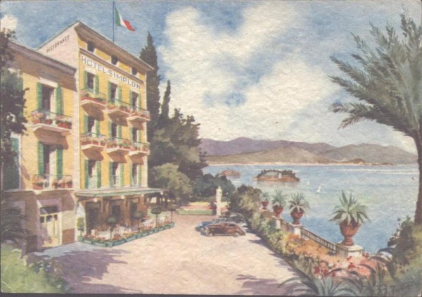 Stresa, Hotel Simplon Vorderseite