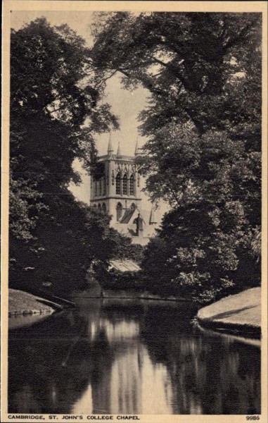 Cambridge - St. Johns College Chapel Vorderseite